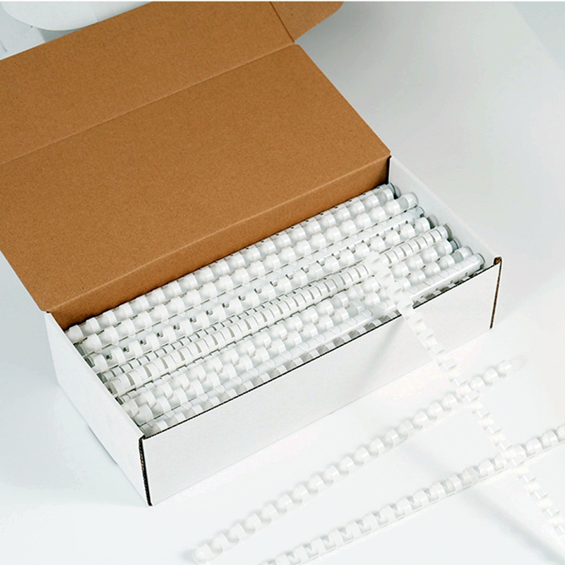 Binding Comb Plastic - 50/100PCS Full Box ReadStar White PVC