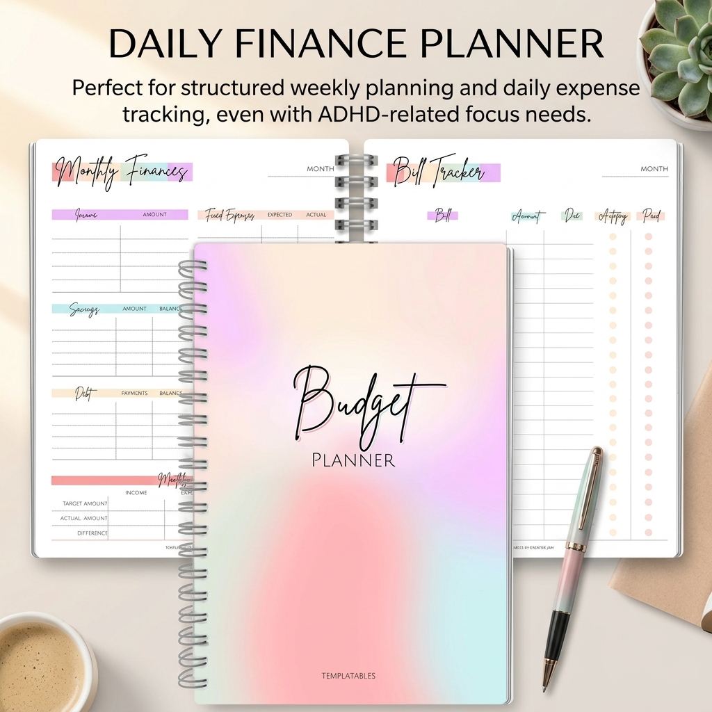 Daily Income And Expense Noteb - Planner Weekly Budget 评论和价格