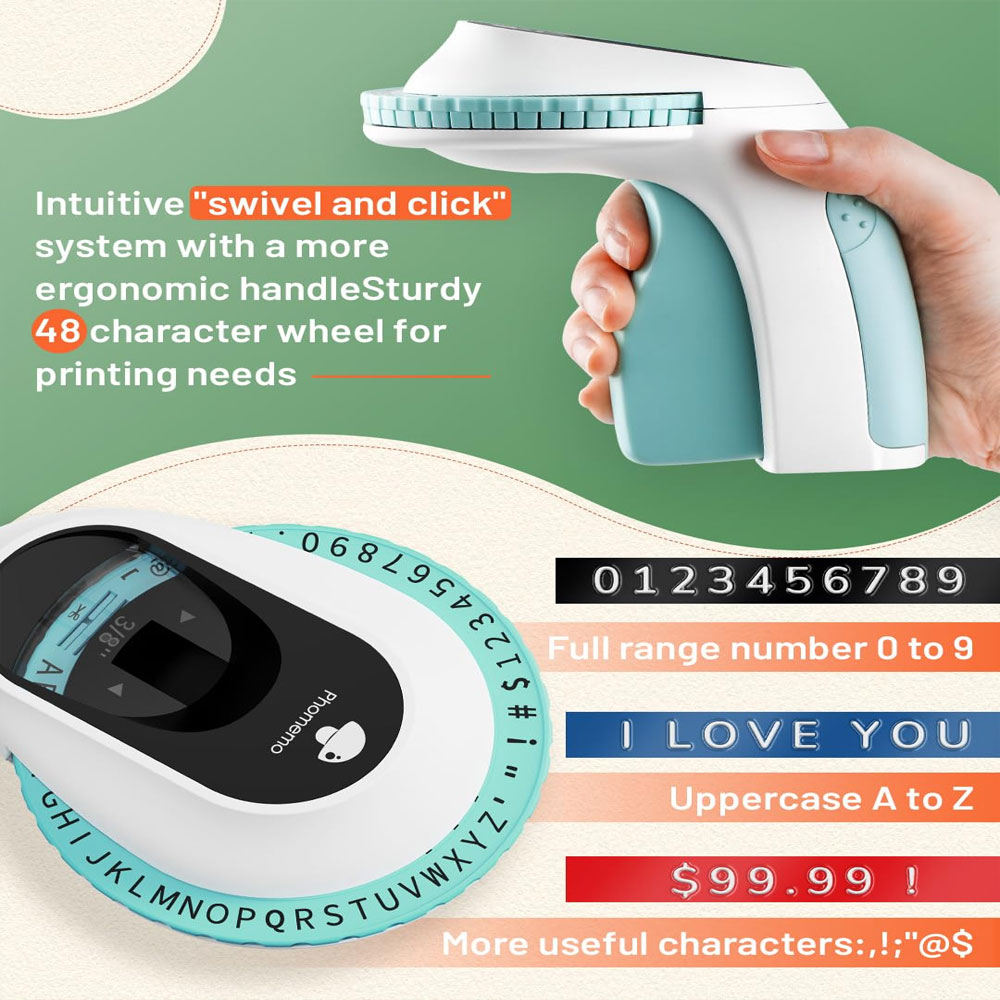 E975 Embossed Label Printer, 3 - Label Printer Tape 评论和价格