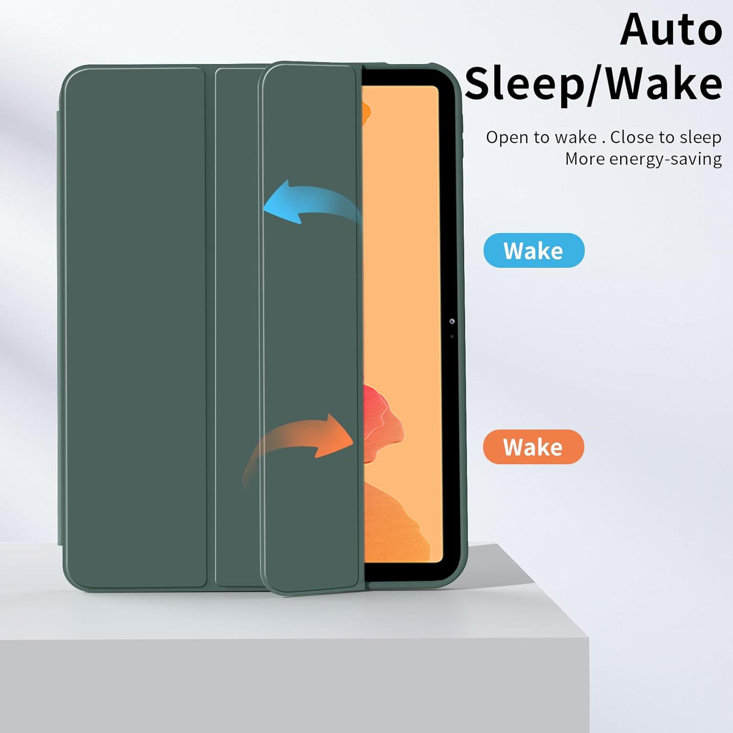 Tri-fold Flip Case For Samsung - Sticky Note Cube 评论和价格