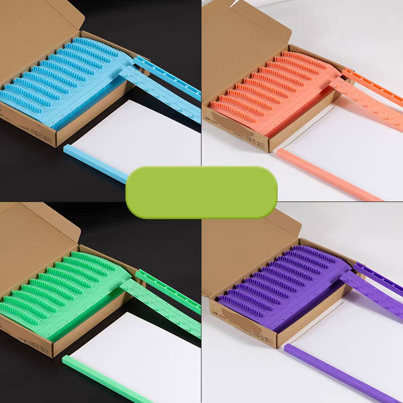 50pcs 10 Holes PVC Binding Str - Binding Comb Plastic 评论和价格