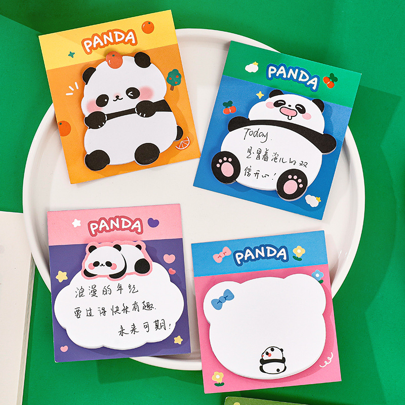 4 Pcs/lot Chubby Panda Cartoon - Office Stationery Supply List 评论和价格