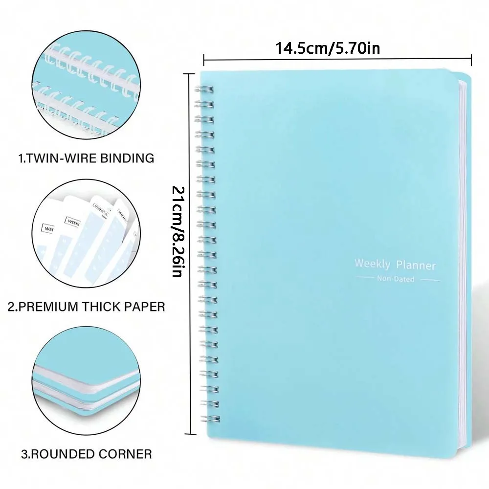 A5 Weekly Planner Coil Daily P - Planner Weekly Budget 评论和价格