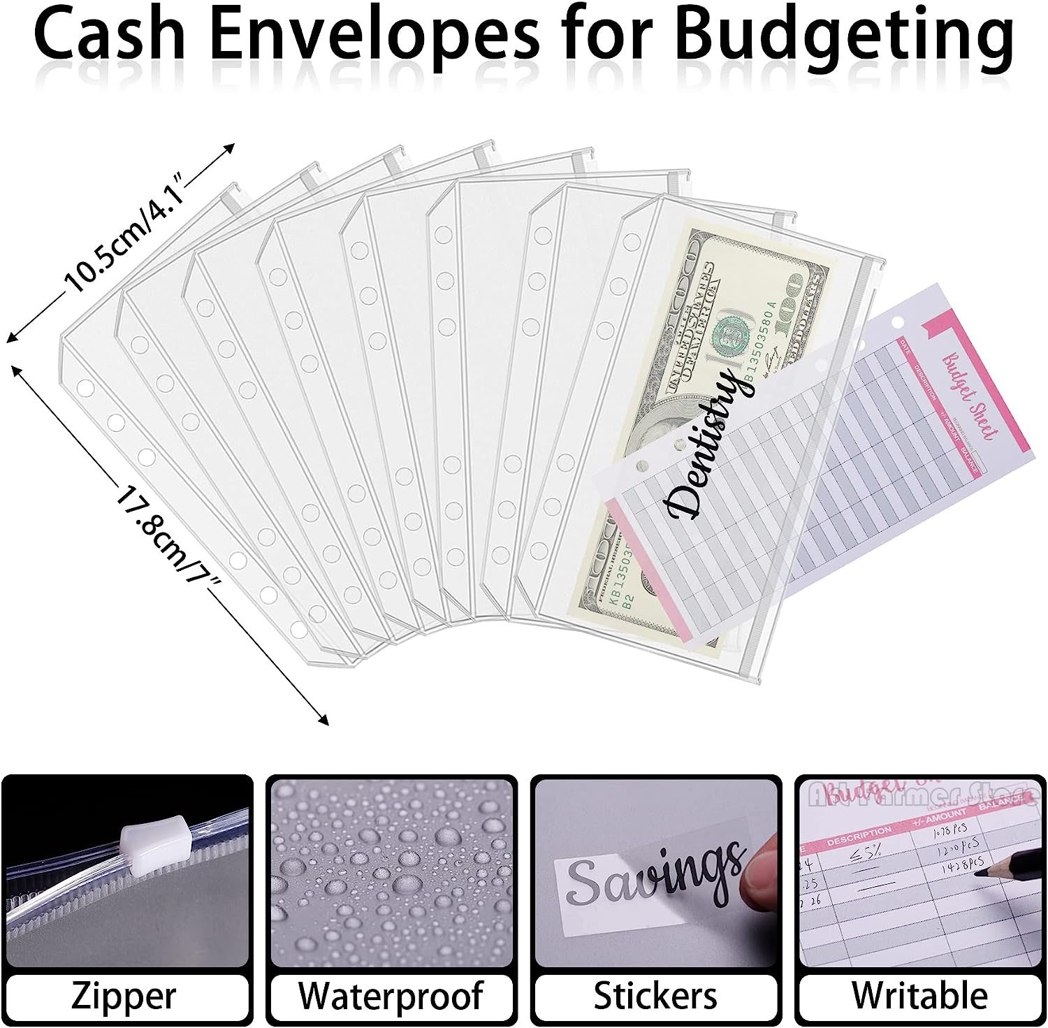 A6 Budget Binder with Cash Env - Planner Weekly Budget 评论和价格