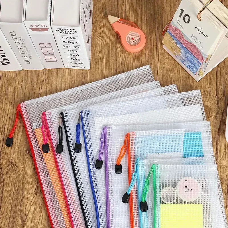 A3/A4/A5/A6 Mesh Zipper Pouch  - Portfolio Folder Zip 评论和价格