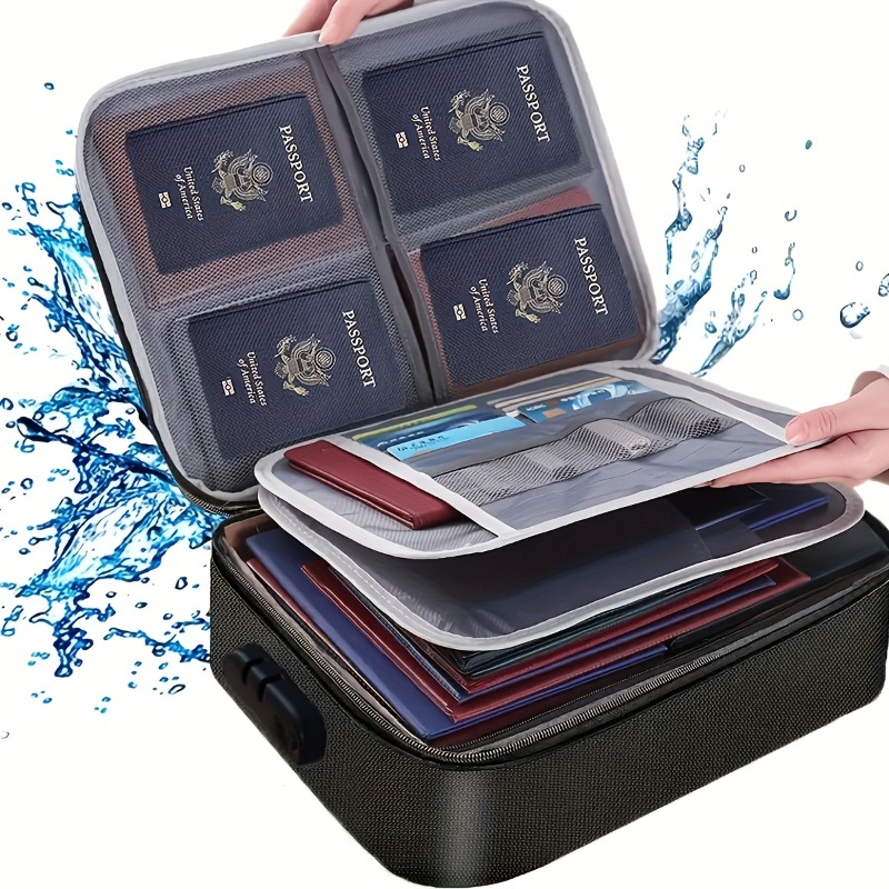 Lockable File Storage Bag,3-La - Portfolio Folder Zip 评论和价格