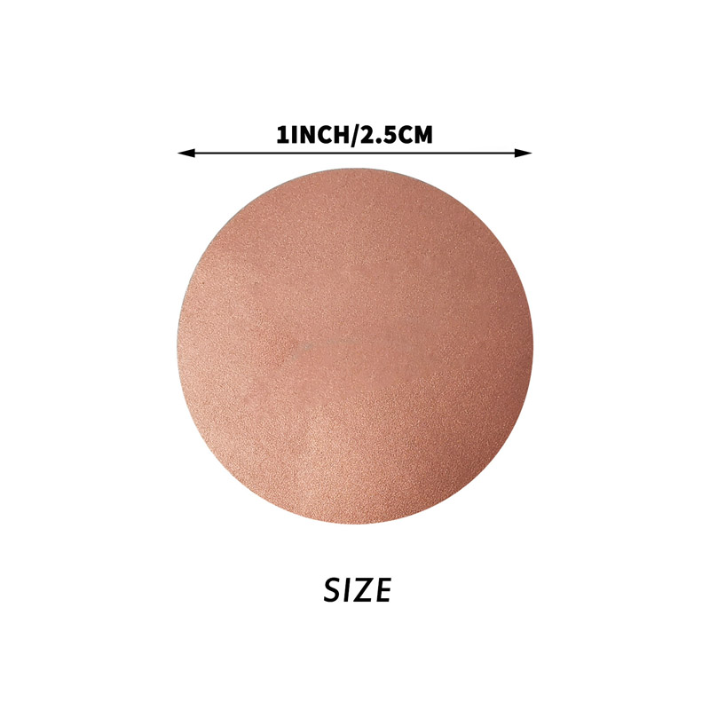 50-300pcs Round Rose Gold Scra - Label Printer Tape 评论和价格