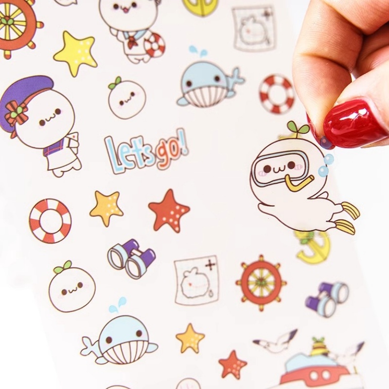 6 Sheets/Pack Cartoon Cat and  - Total Stationery & Office Supply 评论和价格