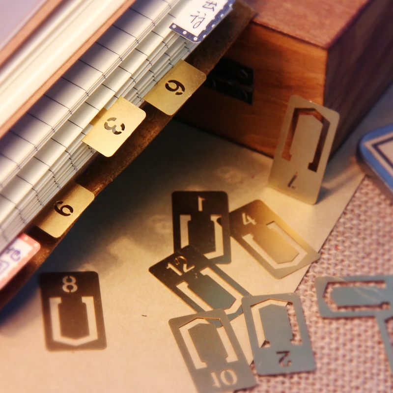 12 Pcs/lot Vintage Copper Book - Stationery And Office Supply Stores 评论和价格
