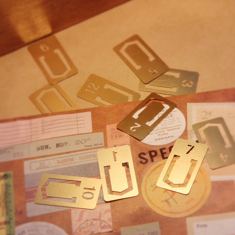 12 Pcs/lot Vintage Copper Book - Stationery And Office Supply Stores 评论和价格