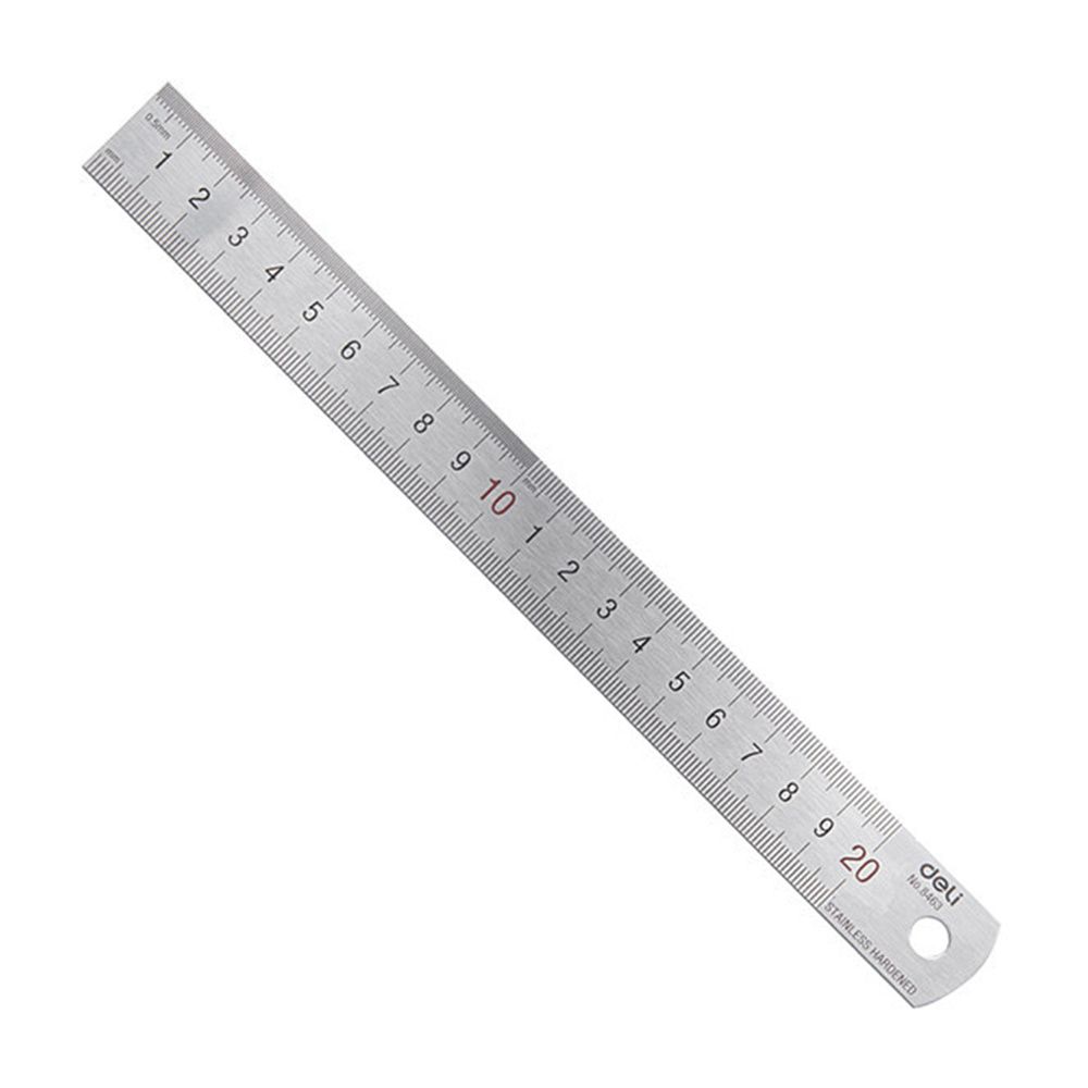 Deli 20cm Stainless Steel Meta - Stationery And Office Supply Stores 评论和价格