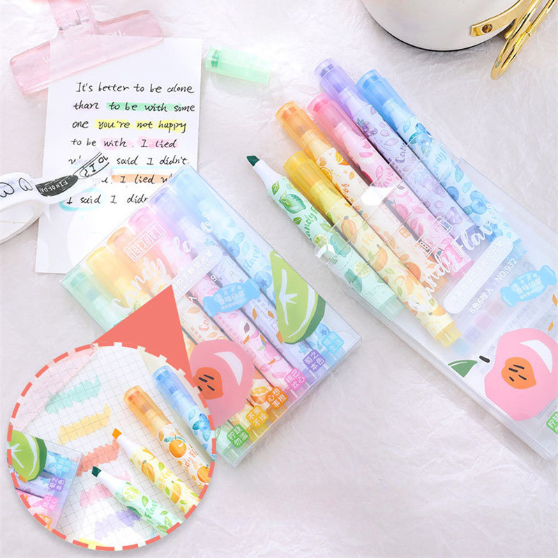 Creative Fruit Scented Highlig - Highlighter Set Pastel 评论和价格