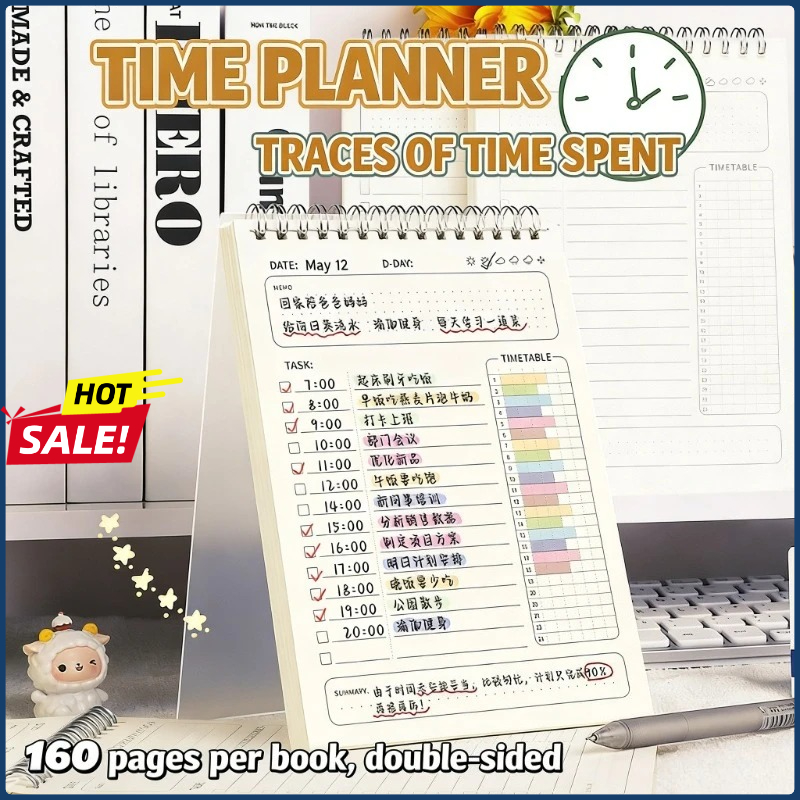 2PCS Planner Agenda Spiral A5  - Office Stationery Supply List 评论和价格