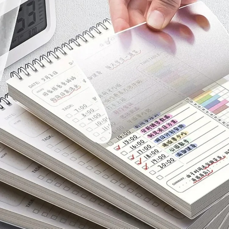 2PCS Planner Agenda Spiral A5  - Office Stationery Supply List 评论和价格