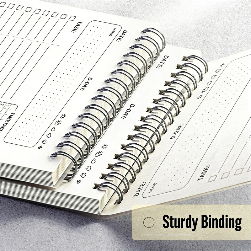 2PCS Planner Agenda Spiral A5  - Office Stationery Supply List 评论和价格