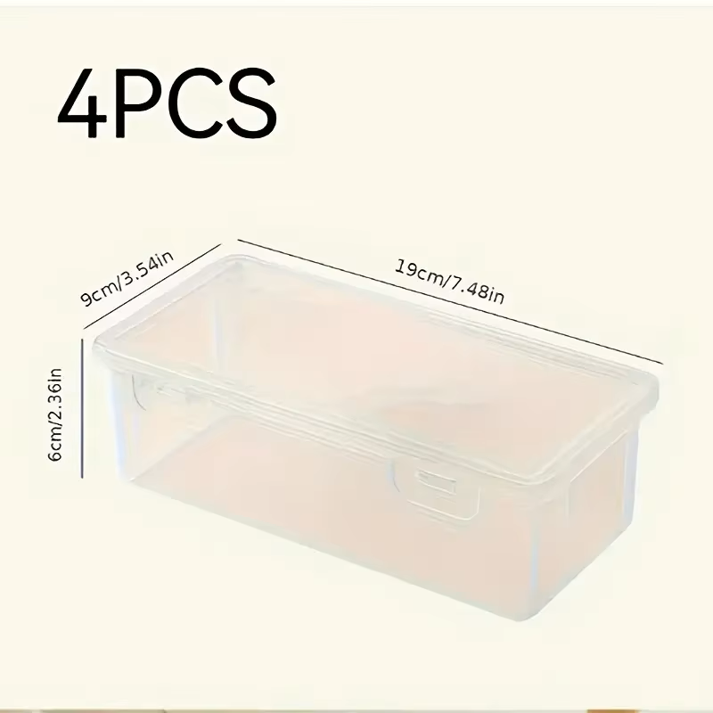 4 large transparent PP storage - Stationery And Office Supply Stores 评论和价格