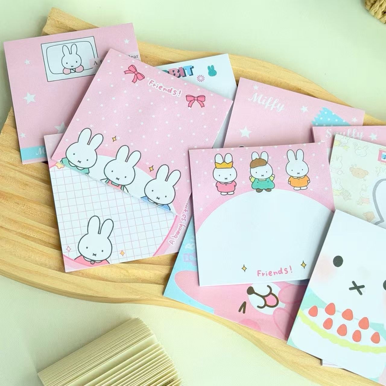 Miffy Cartoon Sticky Notes Sel - Office Supply Office Stationery Items 评论和价格