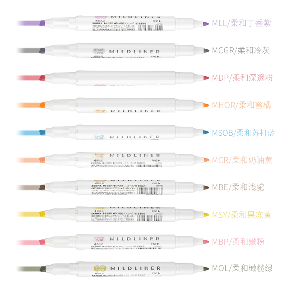 Japan ZEBRA Highlighters Pen s - Highlighter Set Pastel 评论和价格