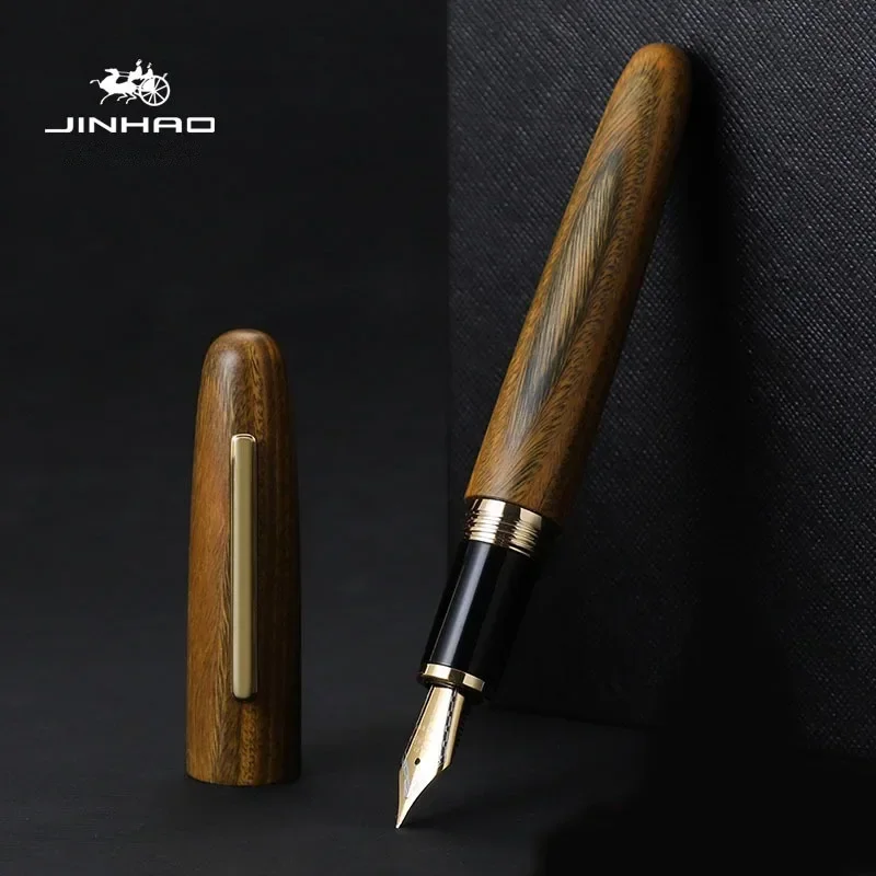 Jinhao 9056 Natural Wood Handm - Stationery Supply Business 评论和价格