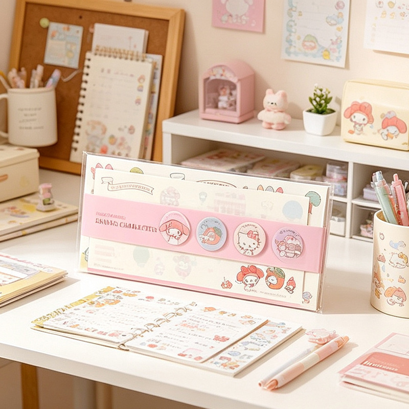 Sanrio Cartoon Hello Kitty Sti - Office Supply Office Stationery Items 评论和价格