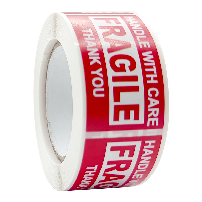 250Paste/Roll Fragile English  - Sticker Label Roll 评论和价格