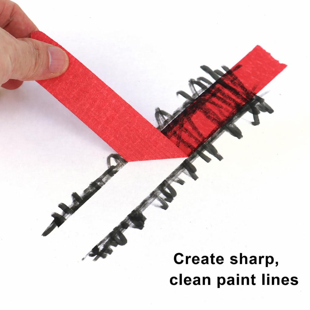 2rolls Red Painters Tape-Maski - Label Printer Tape 评论和价格