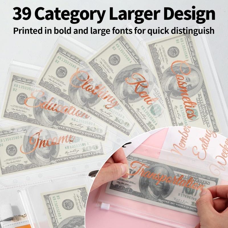 A6 PU Leather Budget Binder Ca - Planner Weekly Budget 评论和价格