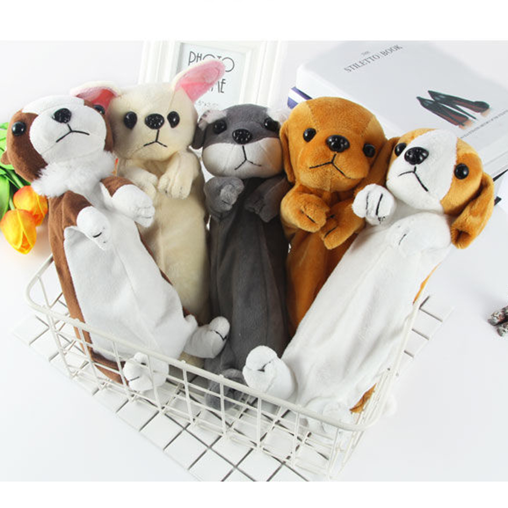 Cartoon Plush Dog Pencil Bag K - Office Supply Office Stationery Items 评论和价格