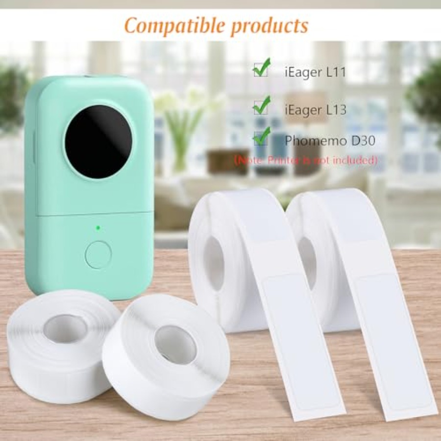 6 Rolls Label Maker Tapes for  - Label Printer Tape 评论和价格