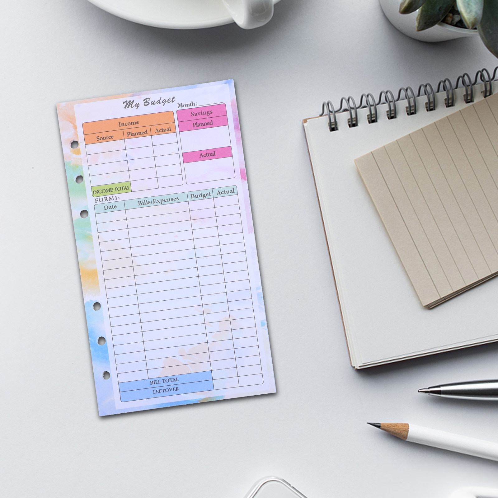 14 Sheets A6 Budget Planner Re - Planner Weekly Budget 评论和价格