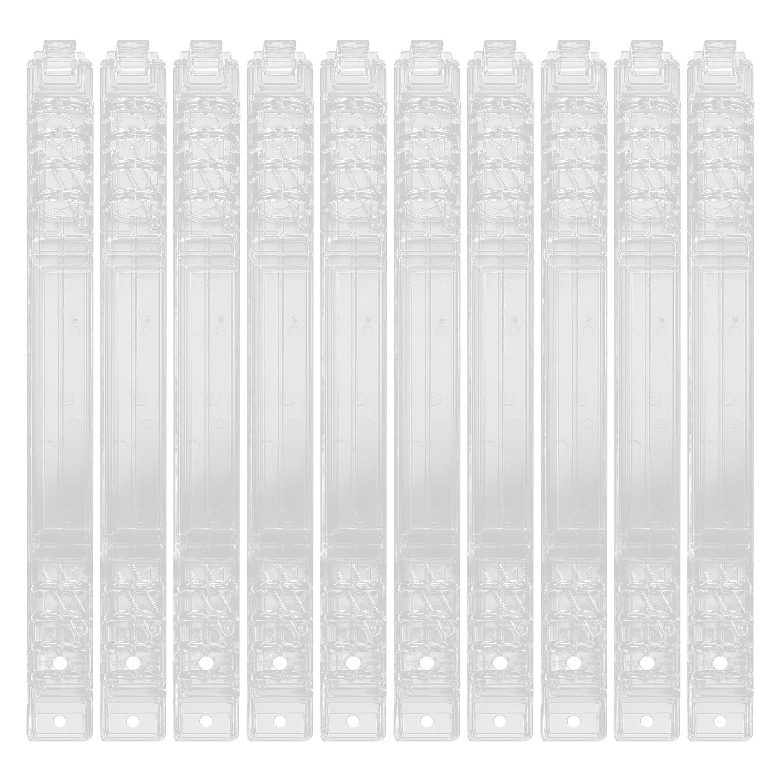 10Pcs Loose Leaf Binder Rings  - Binding Comb Plastic 评论和价格