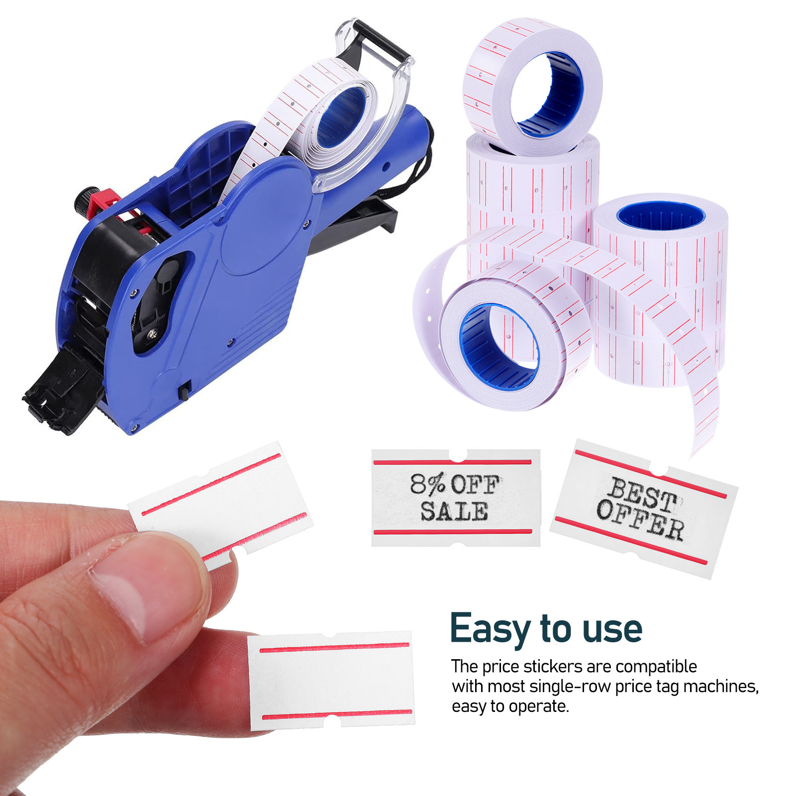 10 Rolls Price Sticker Label R - Sticker Label Roll 评论和价格