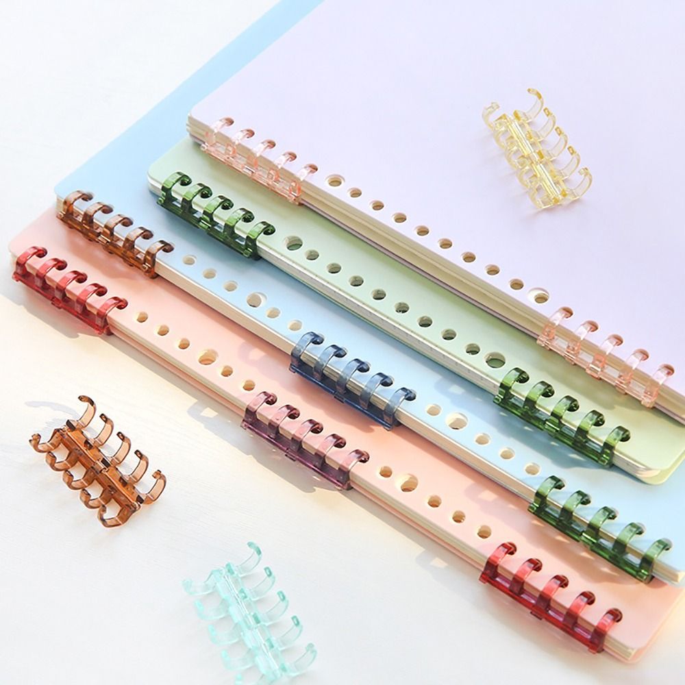 10Pcs Binding Spines Snap Spli - Binding Comb Plastic 评论和价格