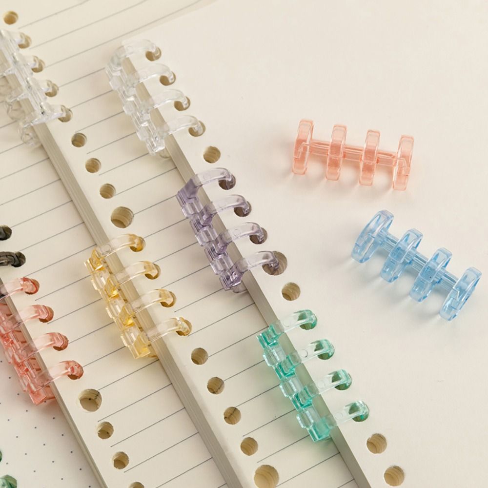 10Pcs Binding Spines Snap Spli - Binding Comb Plastic 评论和价格