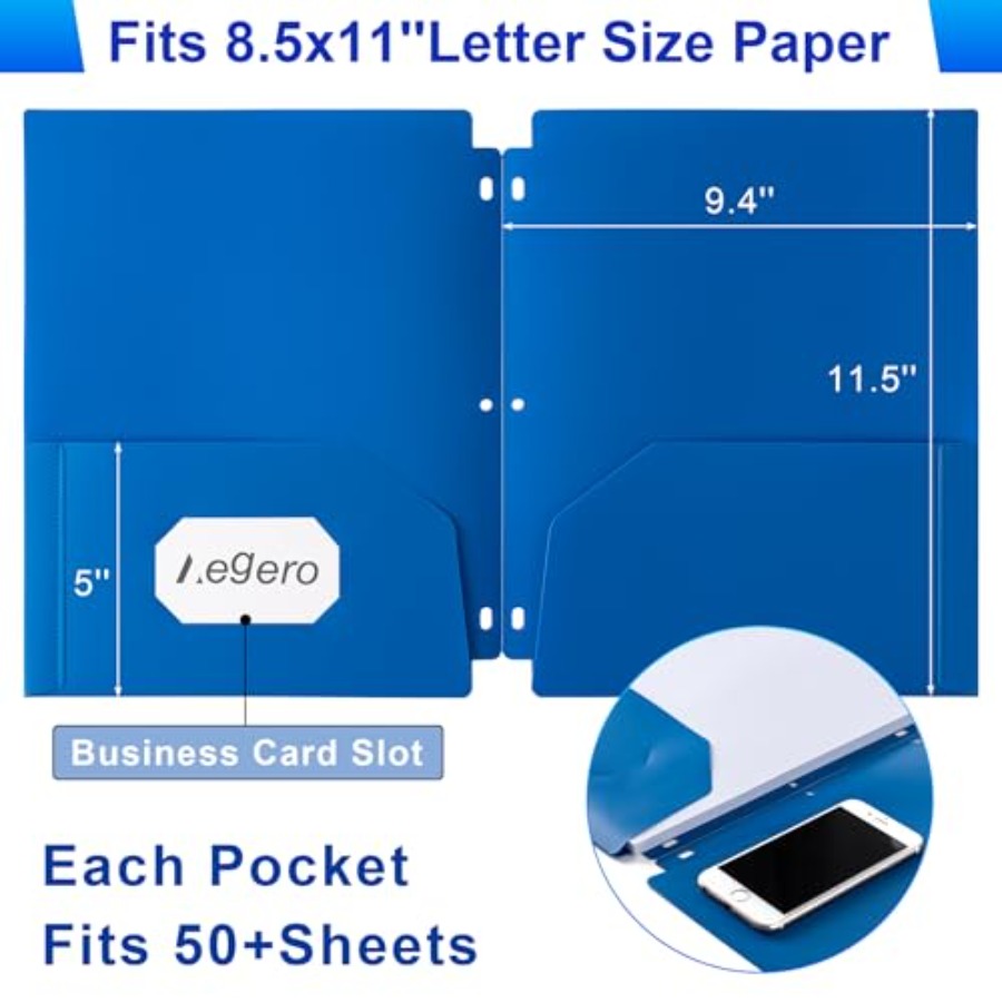 Plastic 3 Hole Punch Folders w - Binding Comb Plastic 评论和价格