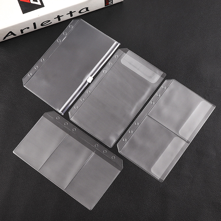 A6 Binder Pockets 6 Holes Cash - Portfolio Folder Zip 评论和价格