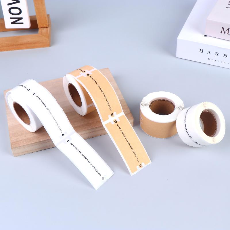 100/150Pcs Tamper-Proof Sealin - Sticker Label Roll 评论和价格