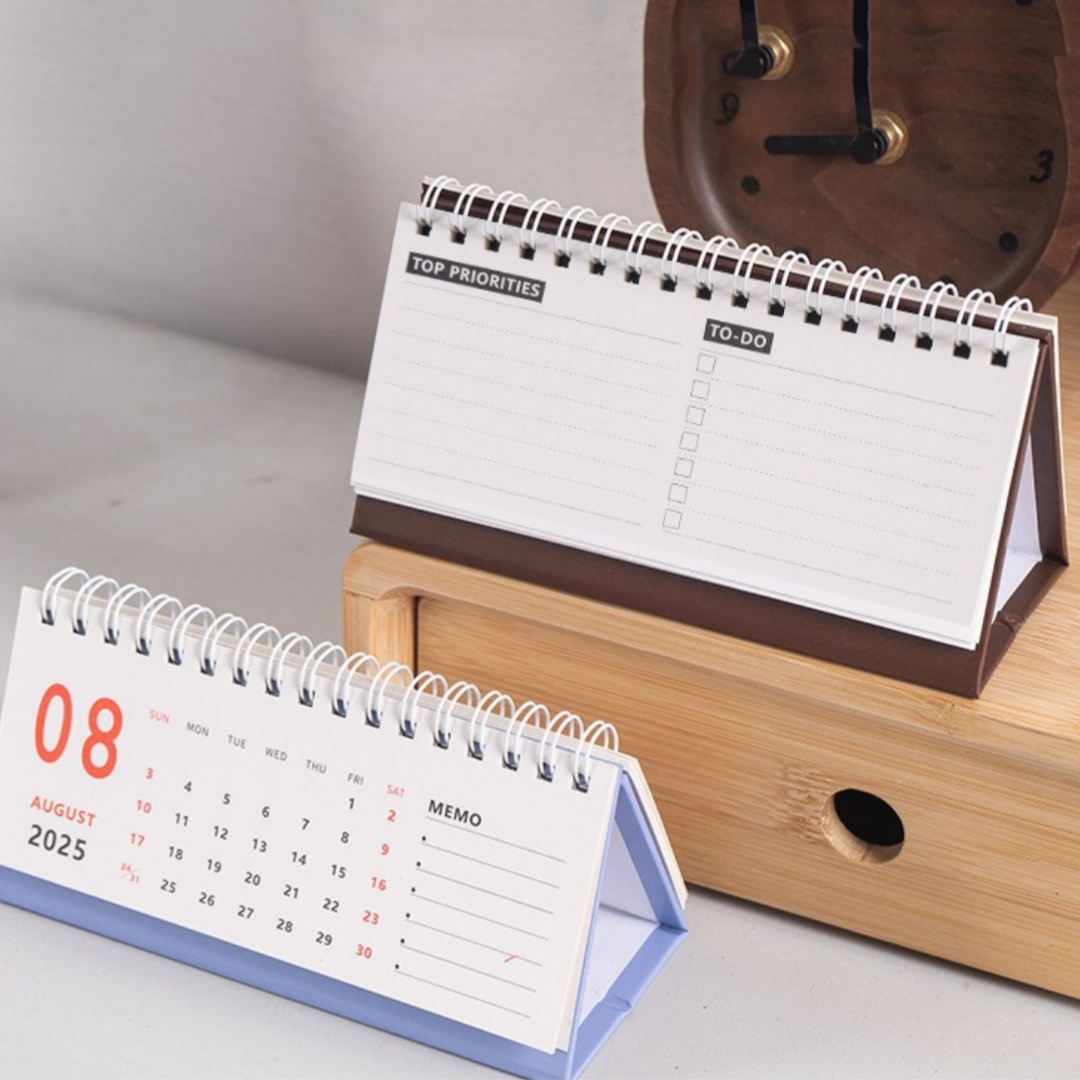 Simple Desk Calendar 2025-2026 - Office Stationery Supply List 评论和价格