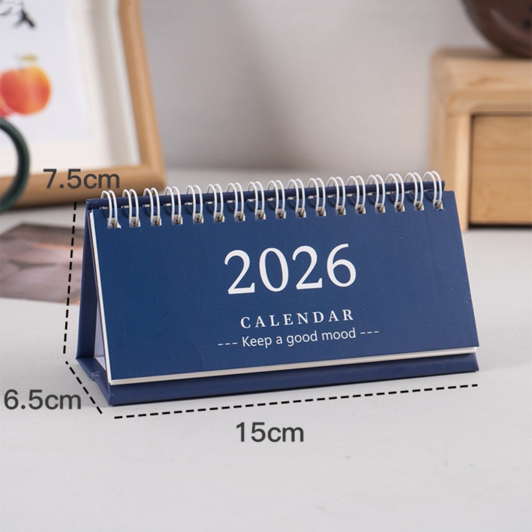 Simple Desk Calendar 2025-2026 - Office Stationery Supply List 评论和价格