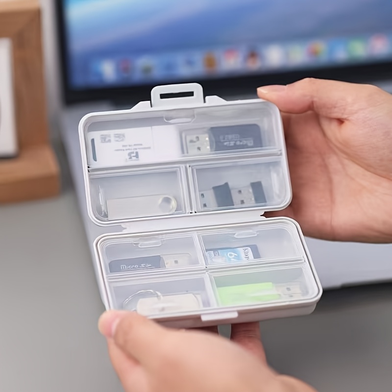 1PC USB Storage Box with Compa - Stationery And Office Supply Stores 评论和价格
