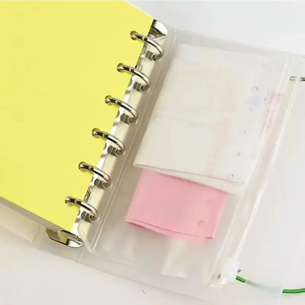 10Pcs  A5 A6 A7 Binder Pocket  - Portfolio Folder Zip 评论和价格