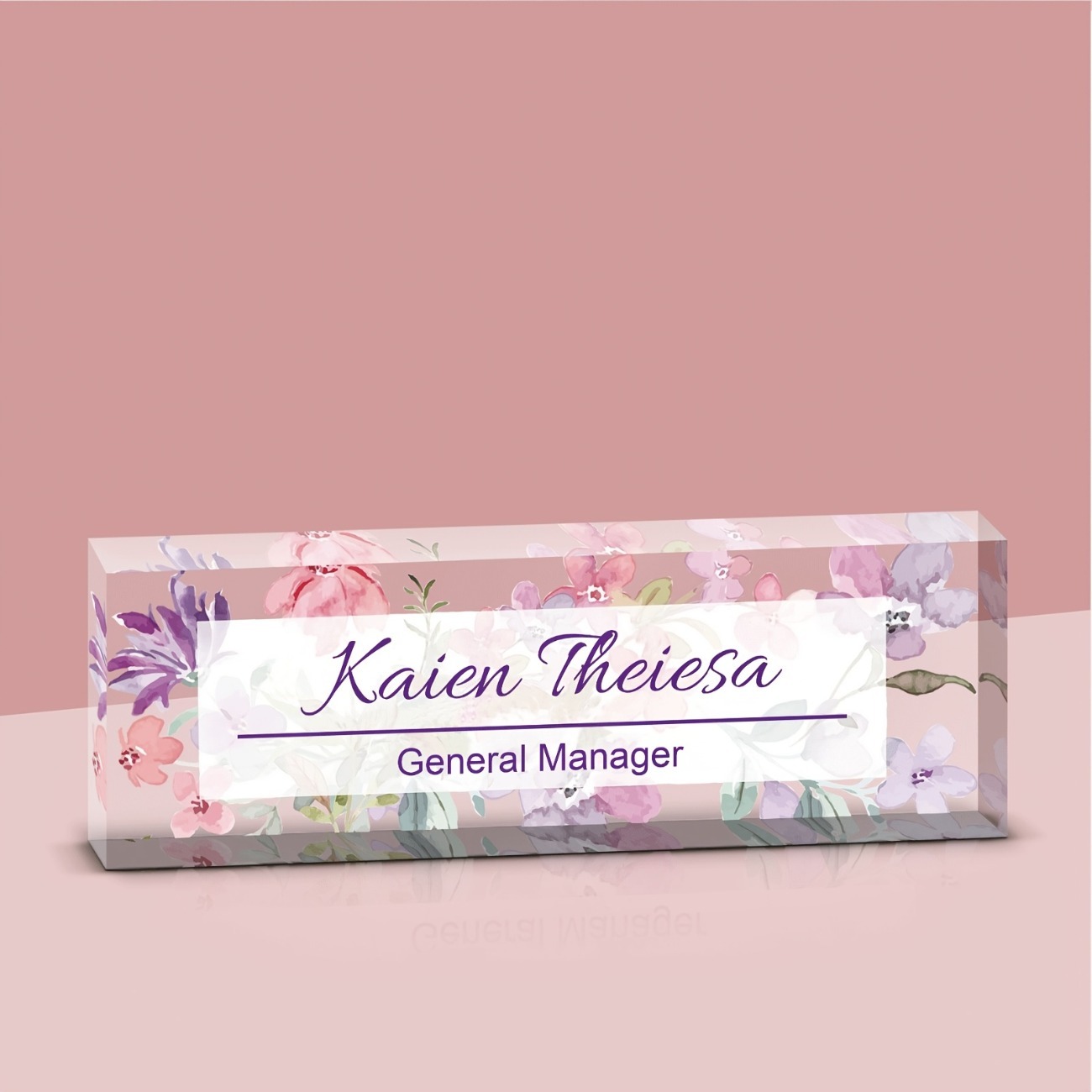 Custom Acrylic Desk Name Plate - Desk Name Plate 评论和价格