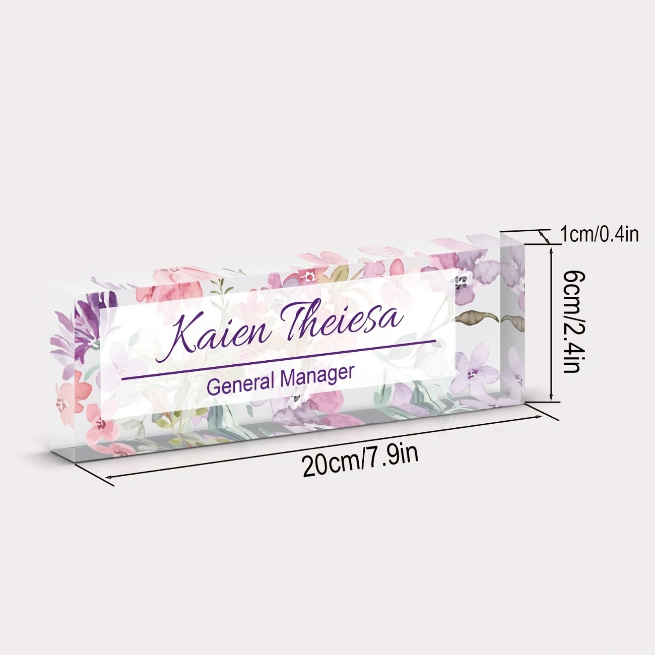 Custom Acrylic Desk Name Plate - Desk Name Plate 评论和价格