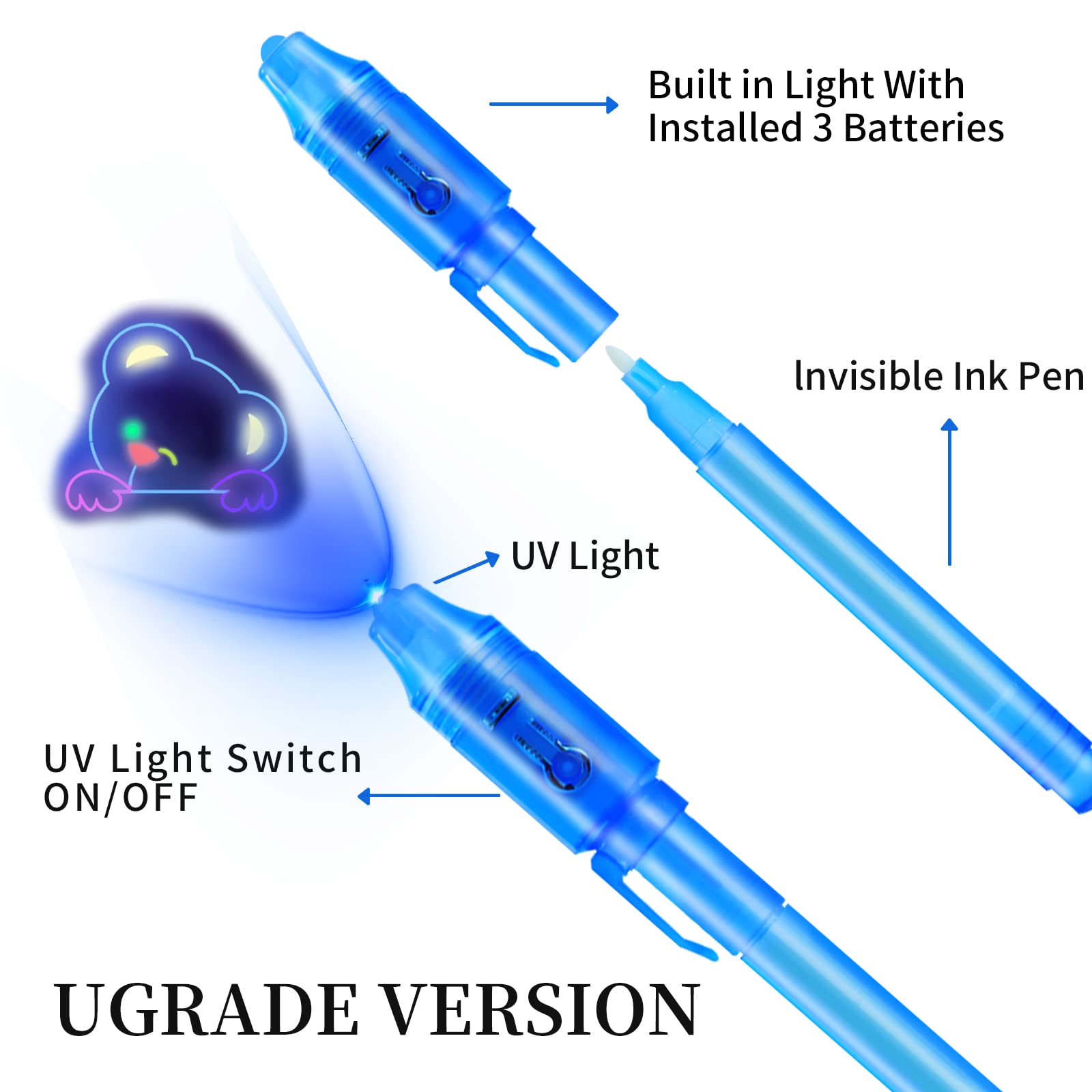10pcs Invisible Ink Pen Magic  - Highlighter Set Pastel 评论和价格