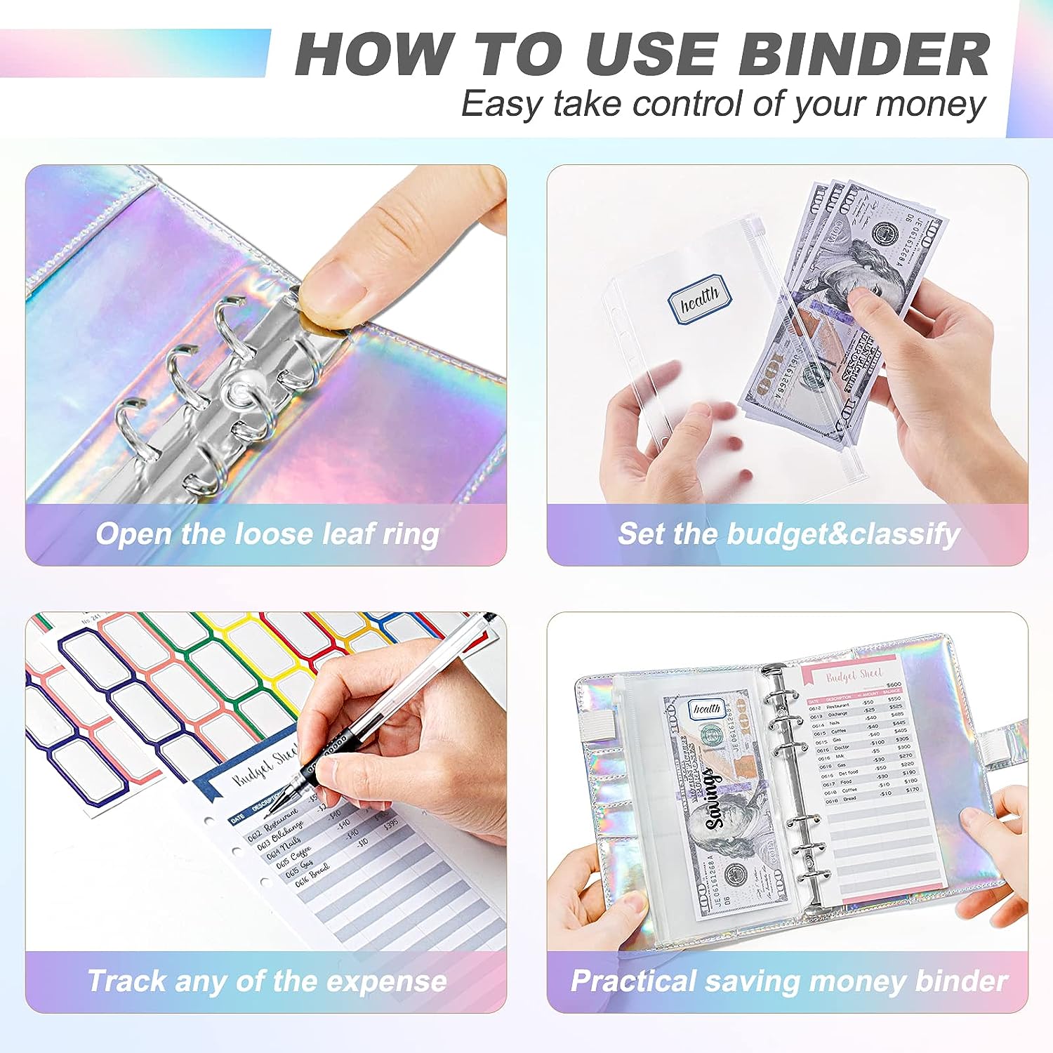 2023 laser Budget Binder Zippe - Planner Weekly Budget 评论和价格