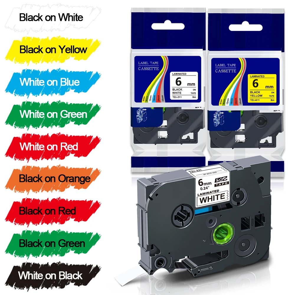 1pack TZe211 Ptouch 6mm/0.24