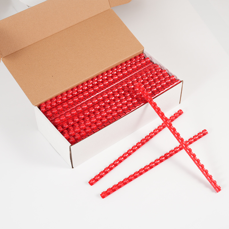 ReadStar 50/100PCS Red PVC Bin - Binding Comb Plastic 评论和价格