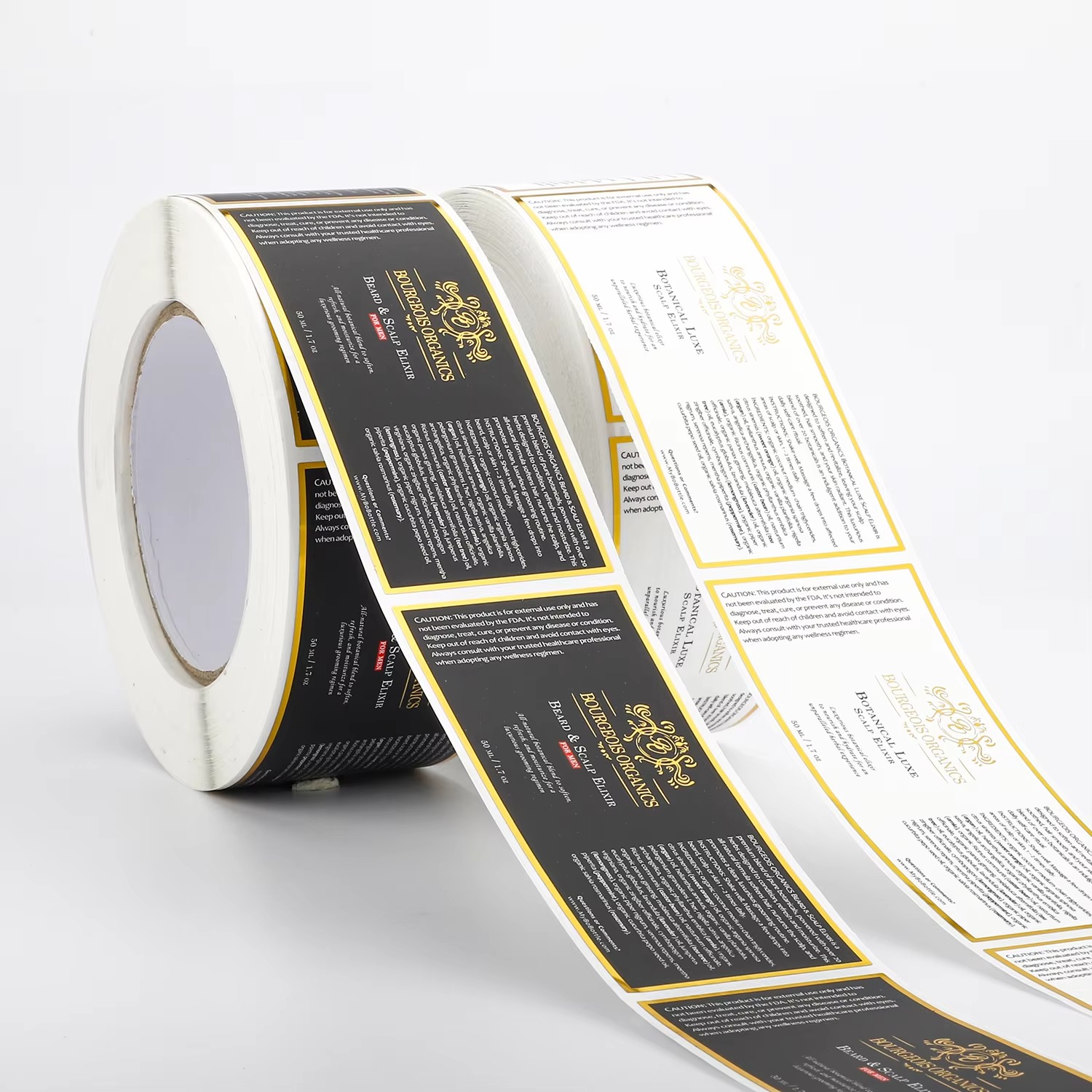 Custom Waterproof | White Viny - Sticker Label Roll 评论和价格