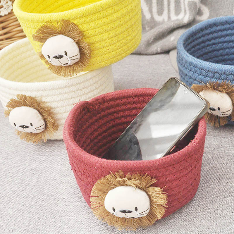 Cartoon Lion Woven Storage Bas - Lion Stationery & Office Supply(Kunshan)Co.Ltd 评论和价格