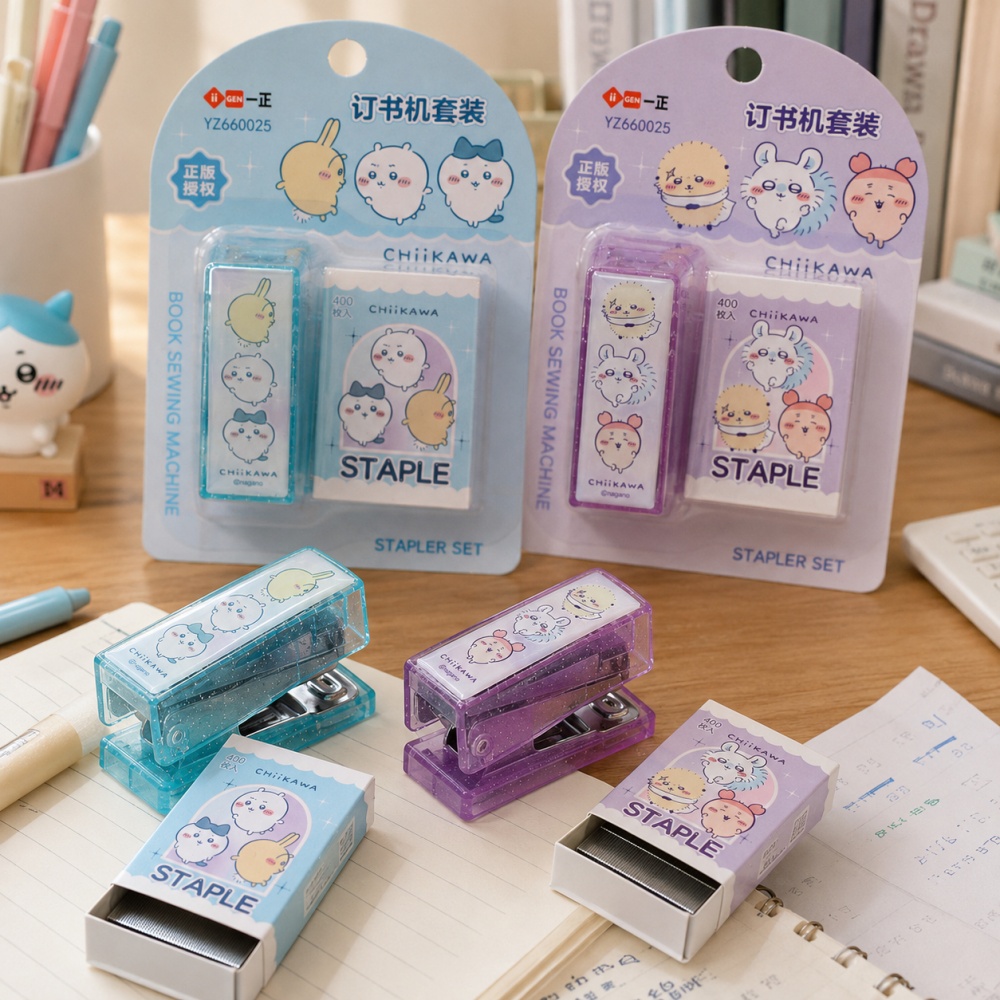 Genuine Chiikawa Stapler Set D - Office Supply Office Stationery Items 评论和价格